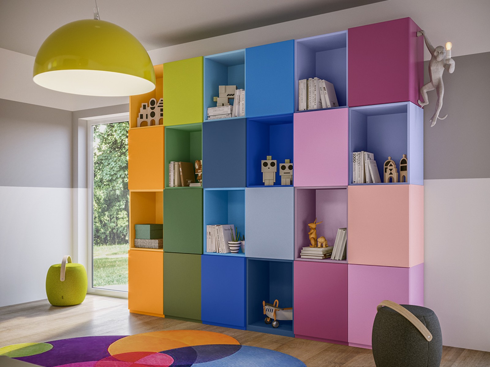 Libreria cameretta giessegi