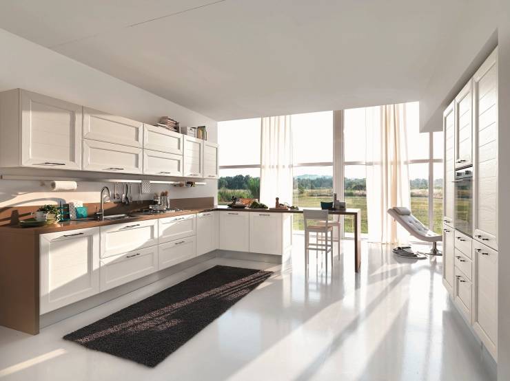 "Claudia" laccato bianco